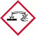 A warning sign with a red borderDescription automatically generated