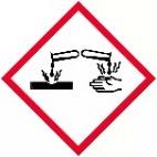 A warning sign with a red borderDescription automatically generated