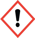 A black exclamation mark in a red diamondDescription automatically generated